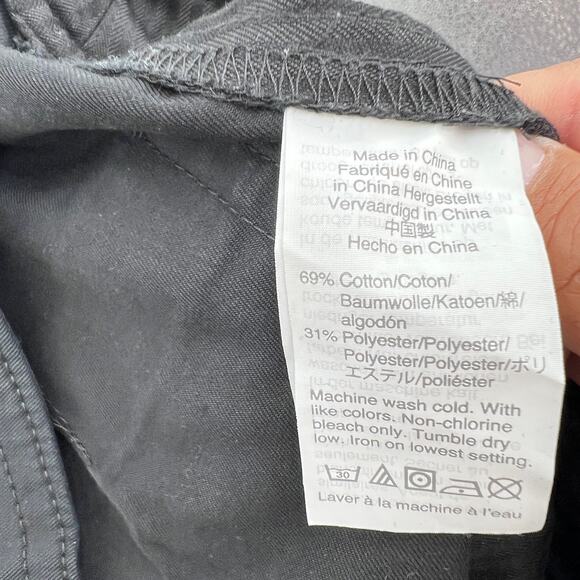 J.Crew Frankie Pants in Stretch Twill Wide Leg Women's 2 Black Business Casual - Picture 9 of 12